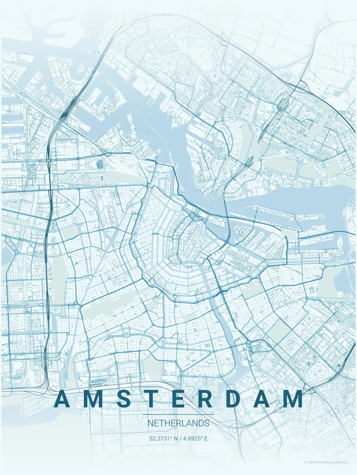 Amsterdam Ocean poster