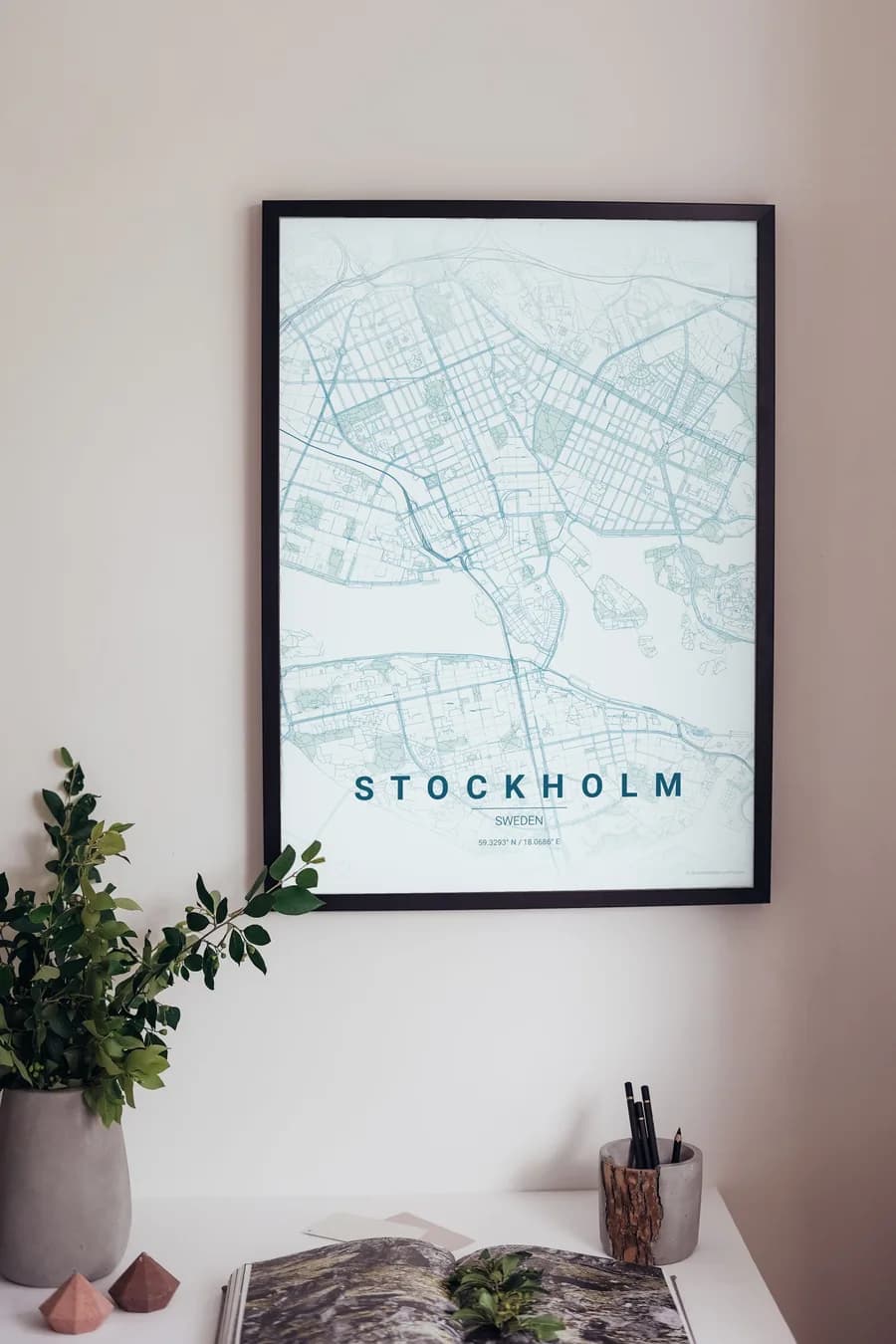 Stockholm Map Poster: islands, bridges and Baltic beauty